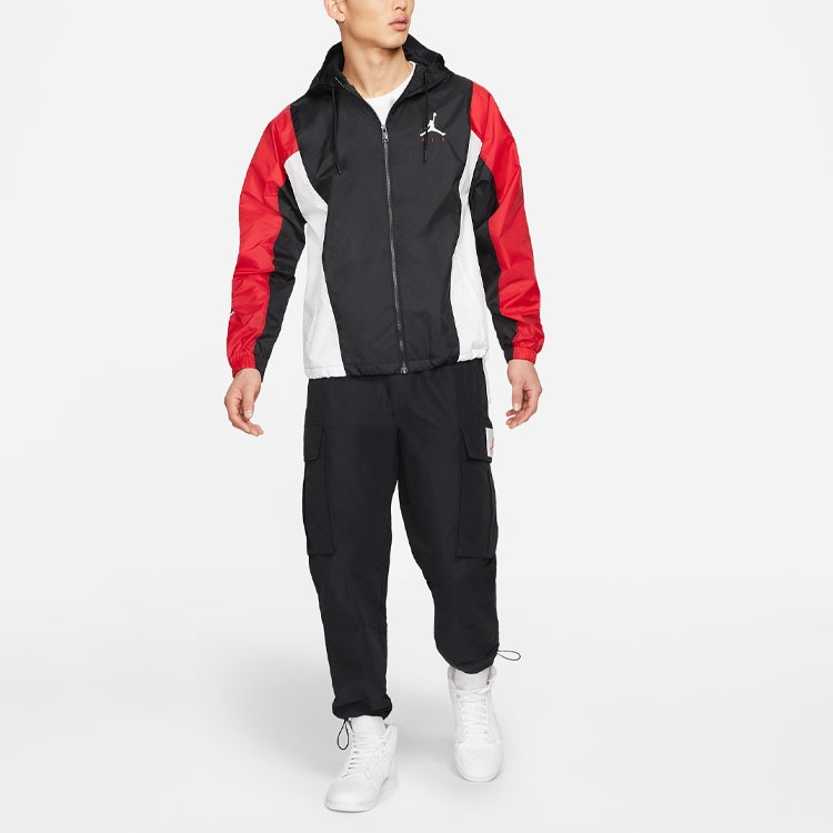 Jordan Logo Windbreaker Jacket Black — фото 2