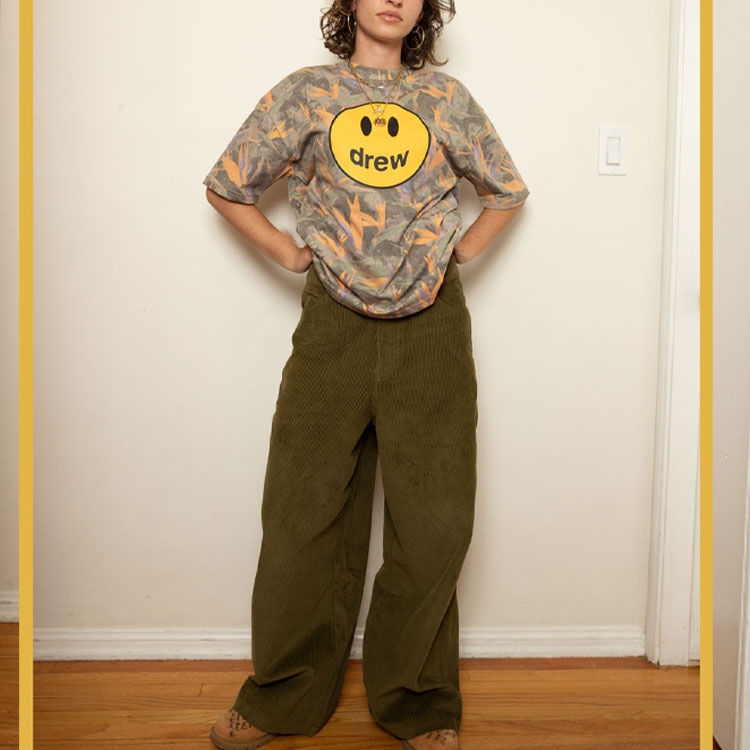 Drew House FW22 Ultra Wide Leg Corduroy Carpenter Pant — фото 3