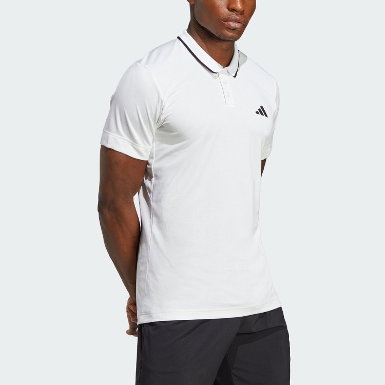 Adidas Tennis Freelift Polo Shirt White — фото 3