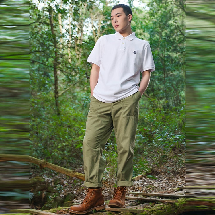 Timberland Polo Shirt White — фото 3