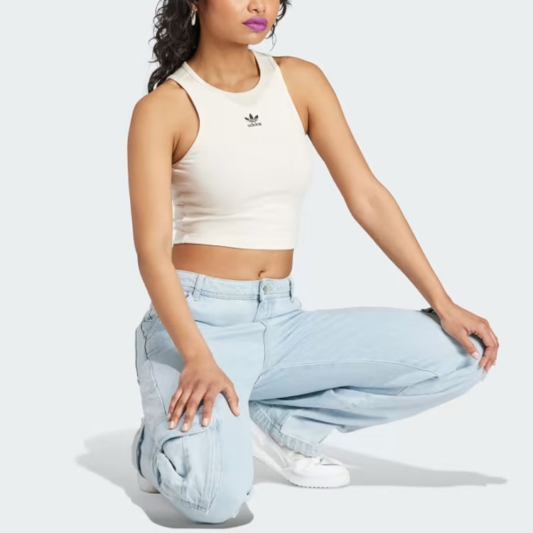 adidas originals Essentials Rib Tank Top Logo — фото 1