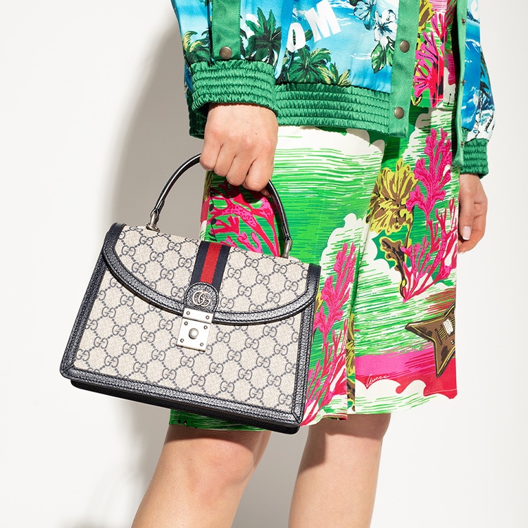 Gucci Ophidia Blue Beige — фото 11