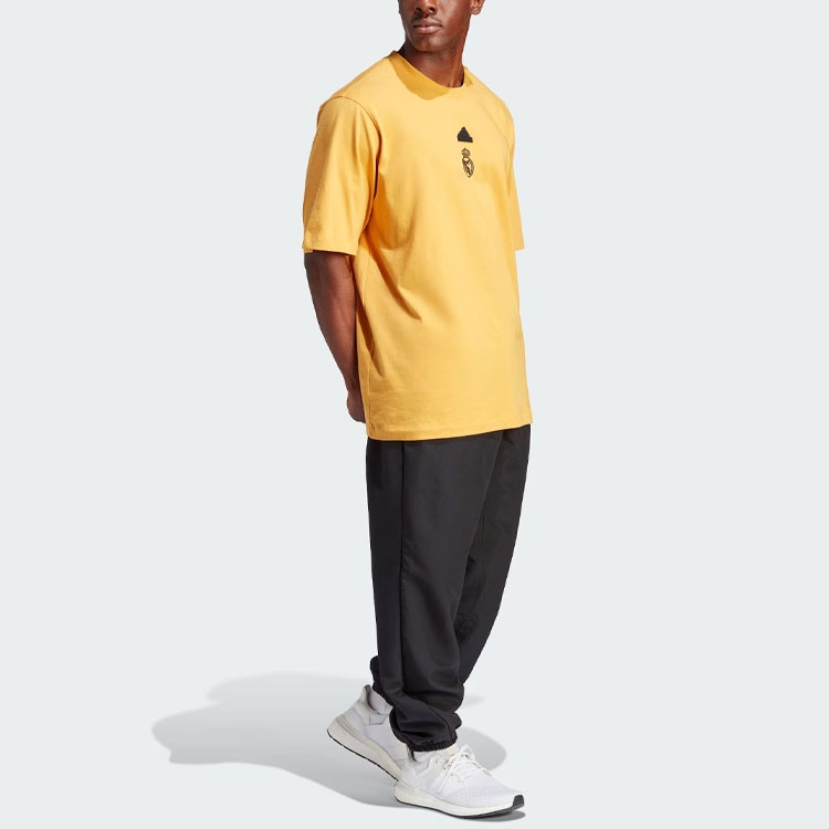 Adidas Real Madrid Lifestyler Tee Yellow — фото 3