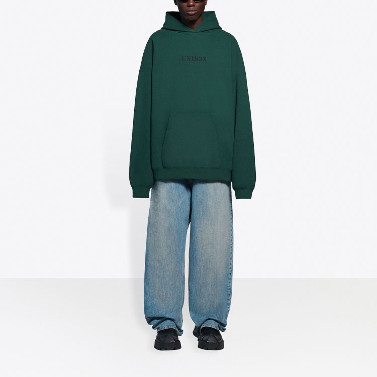 Balenciaga SS21 Hoodie Deep Green — фото 5