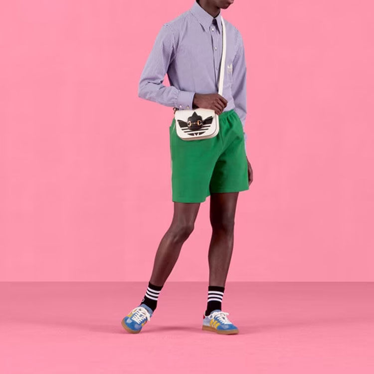 Gucci x adidas Originals SS22 Blue Shirt — фото 3