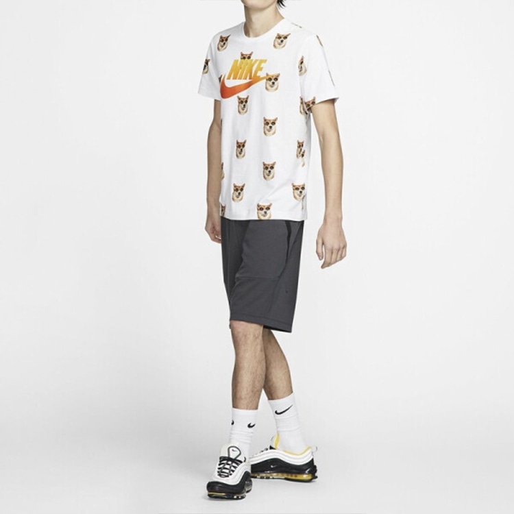 Nike Shiba Inu T-Shirt White — фото 4
