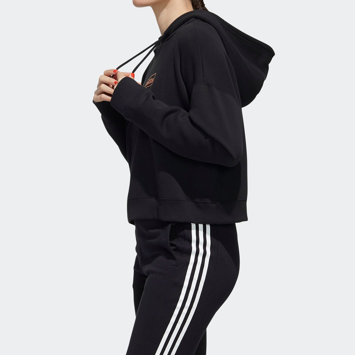 Adidas neo W C+ Fleece Hdy — фото 4