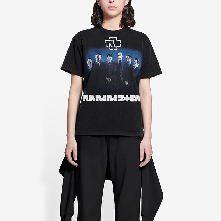 Balenciaga Rammstein T-Shirt Black — фото 2