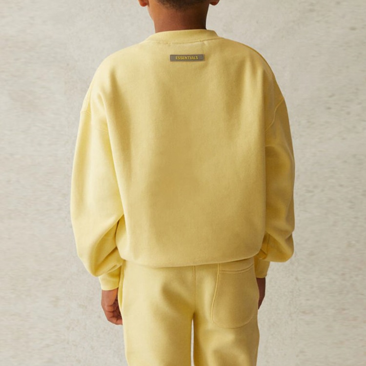 Fear Of God Essentials Kids Crewneck Yellow — фото 3