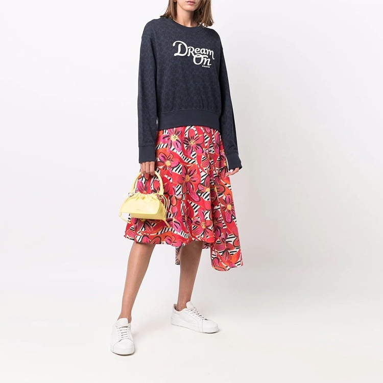 Coach Dream On Crewneck Sweatshirt Navy — фото 1