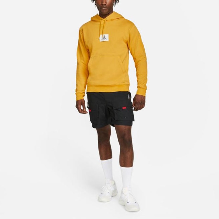 Jordan Essentials Statement Logo Hoodie Yellow — фото 2