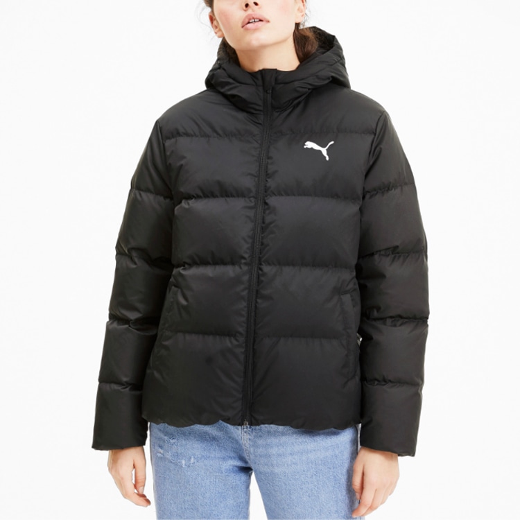 Puma Logo Hoodie Down Jacket — фото 2