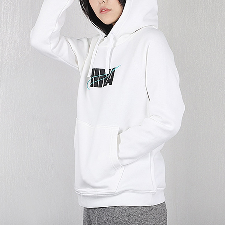 Nike Nsw Chn Po Hoodie White — фото 4