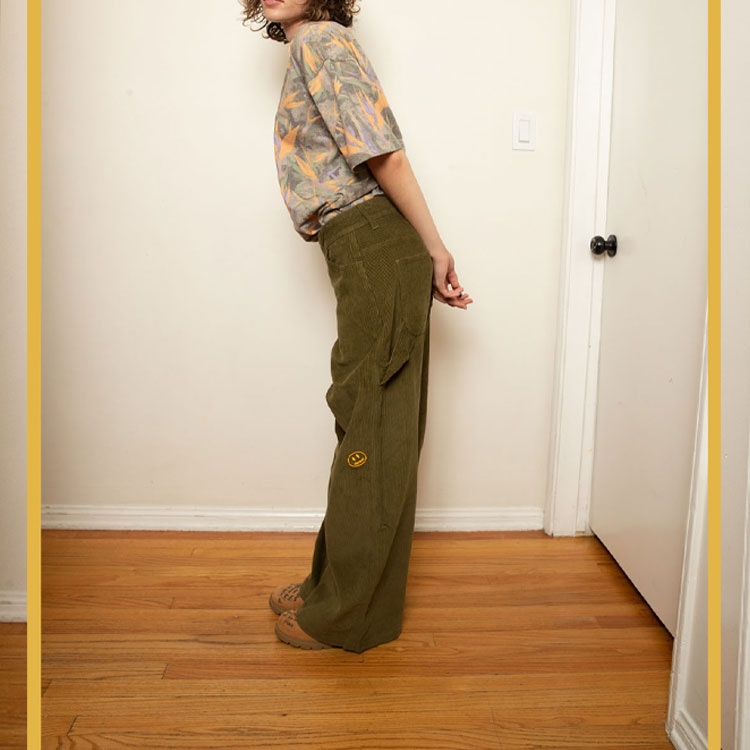 Drew House FW22 Ultra Wide Leg Corduroy Carpenter Pant — фото 5