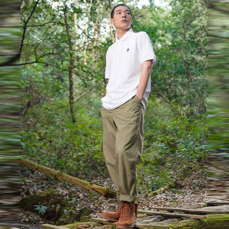 Timberland Polo Shirt White — фото 4