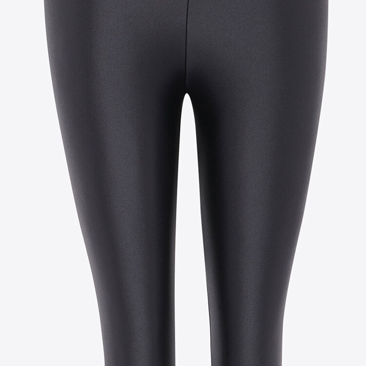 Saint Laurent SS23 Letter Knit Leggings Black — фото 5