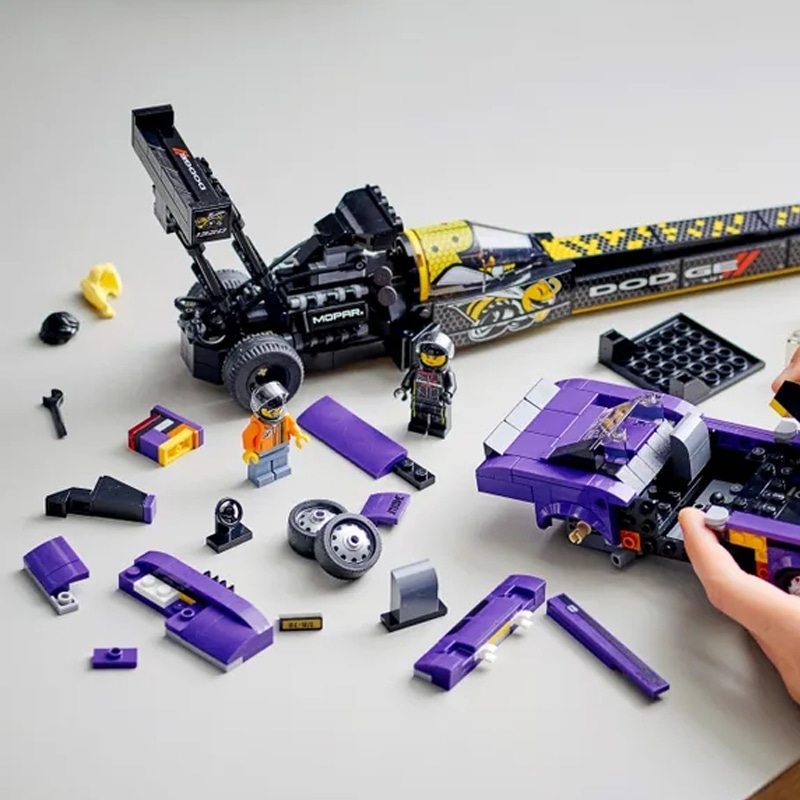 Lego Mopar SRT Top Fuel Dragster and 1970 Challenger T/A 76904 — фото 2
