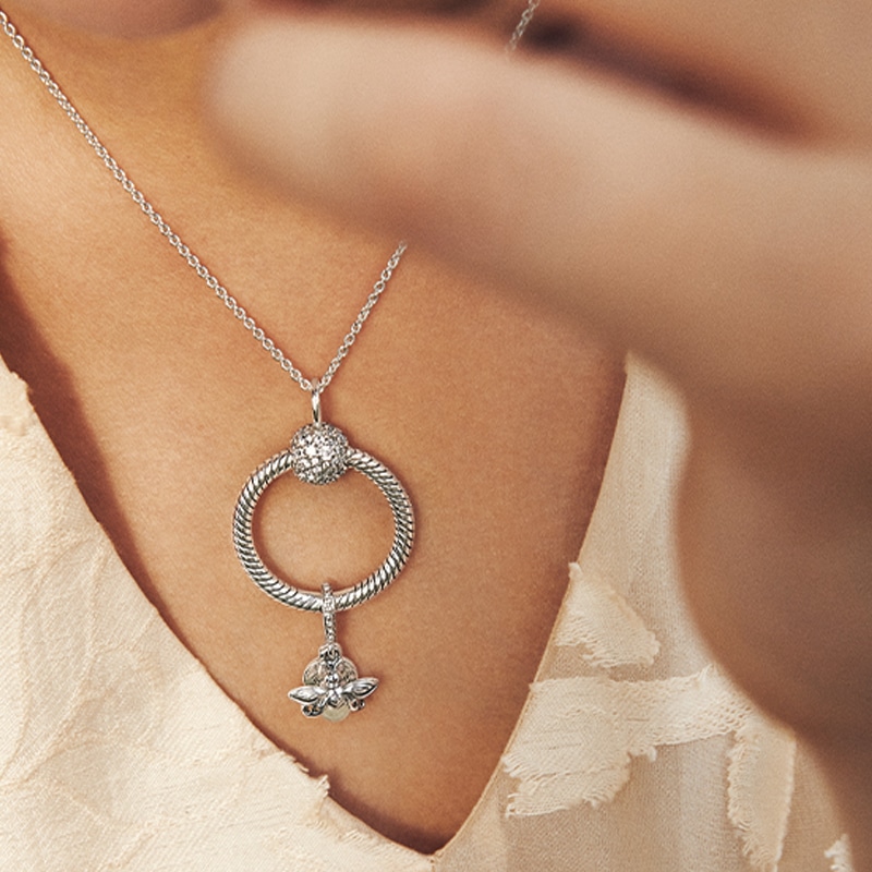 Pandora Necklace Set 925 Silver — фото 1
