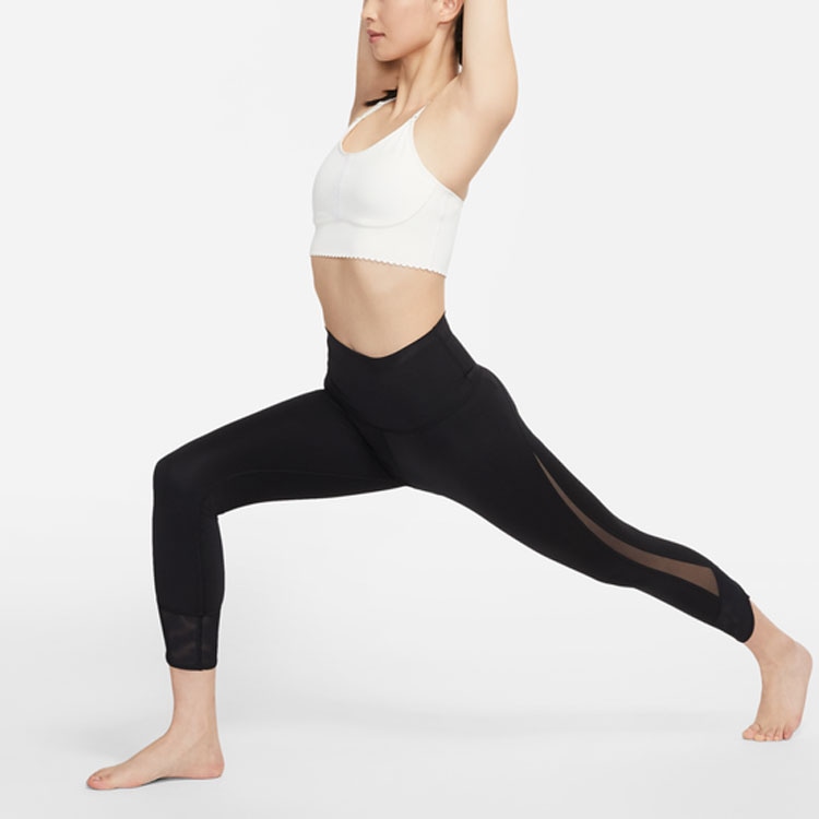 Nike Yoga Mesh Leggings Black — фото 2