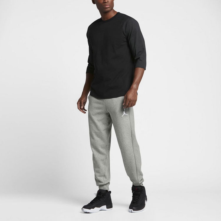 Jordan Air Jordan Flight Lite Cuffed Joggers Grey — фото 3