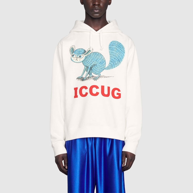 Gucci x Freya Hartas FW21 Hoodie White — фото 2