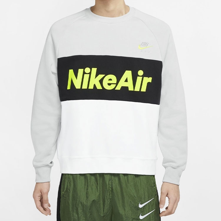 Nike Air Crewneck Sweatshirt Light Smoke Gray — фото 3