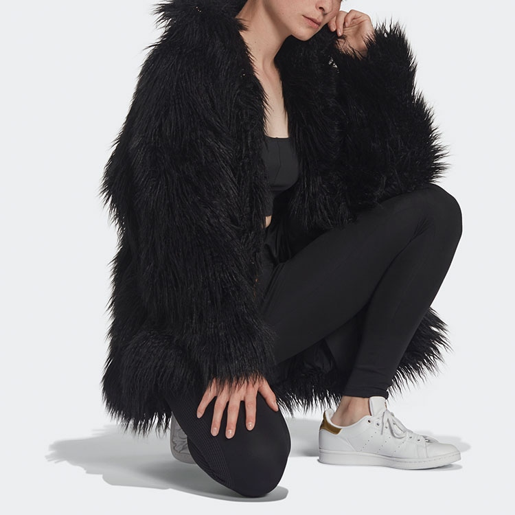 Adidas Originals Fur Jacket Black — фото 1