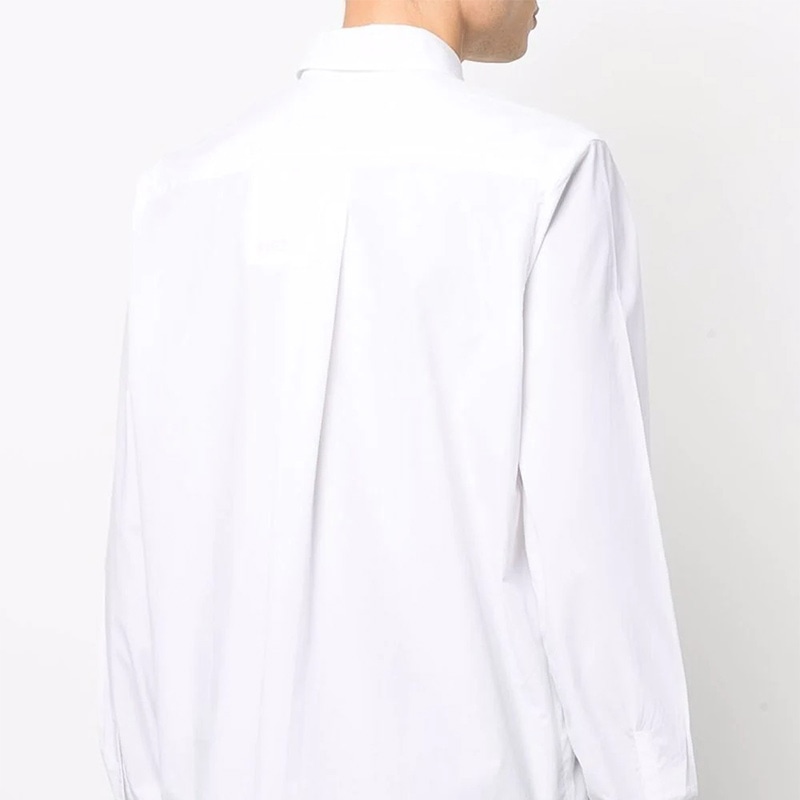 Kenzo SS22 Printed Long Sleeve Shirt White — фото 3