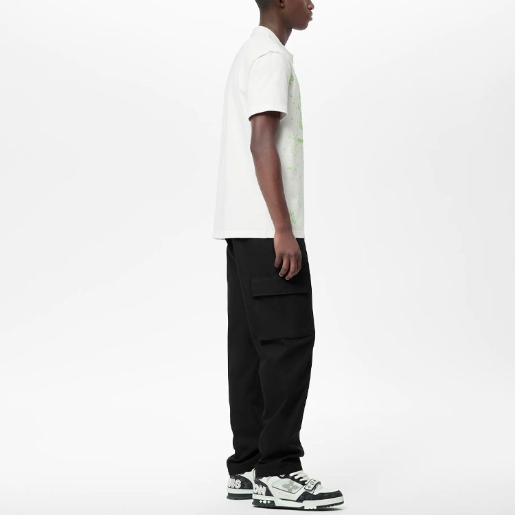 Louis Vuitton SS22 Spread Logo T-Shirt White — фото 6