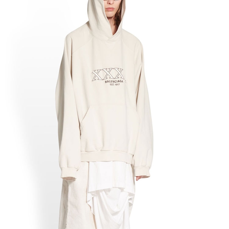 Balenciaga FW22 Logo Pullover Beige — фото 3