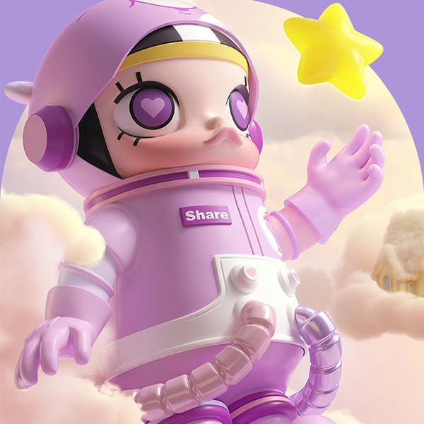 Pop Mart x Care Bears MEGA SPACE MOLLY 400100 29.5cm7.6cm — фото 3