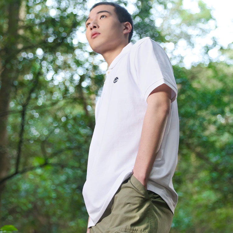 Timberland Polo Shirt White — фото 5