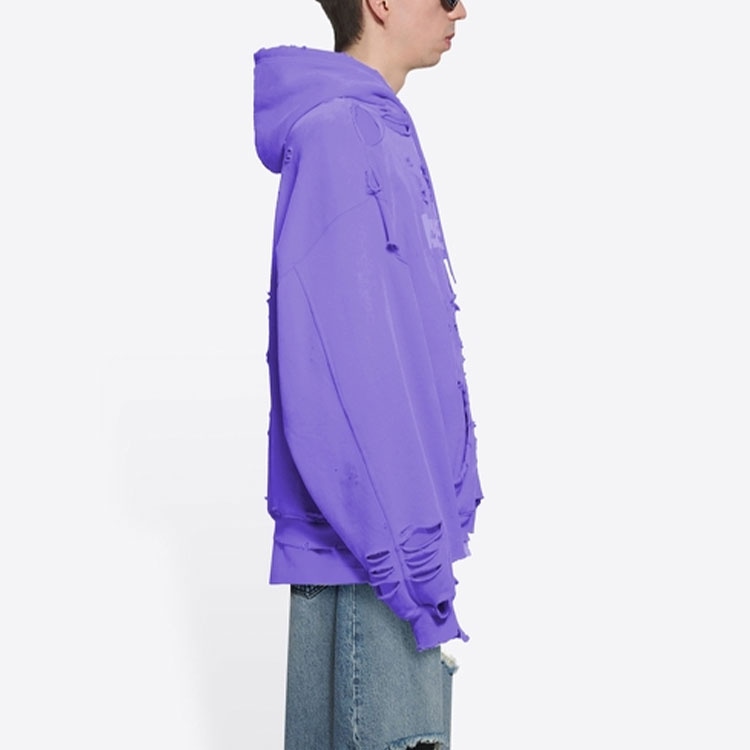 Balenciaga SS22 Hoodie Purple — фото 4