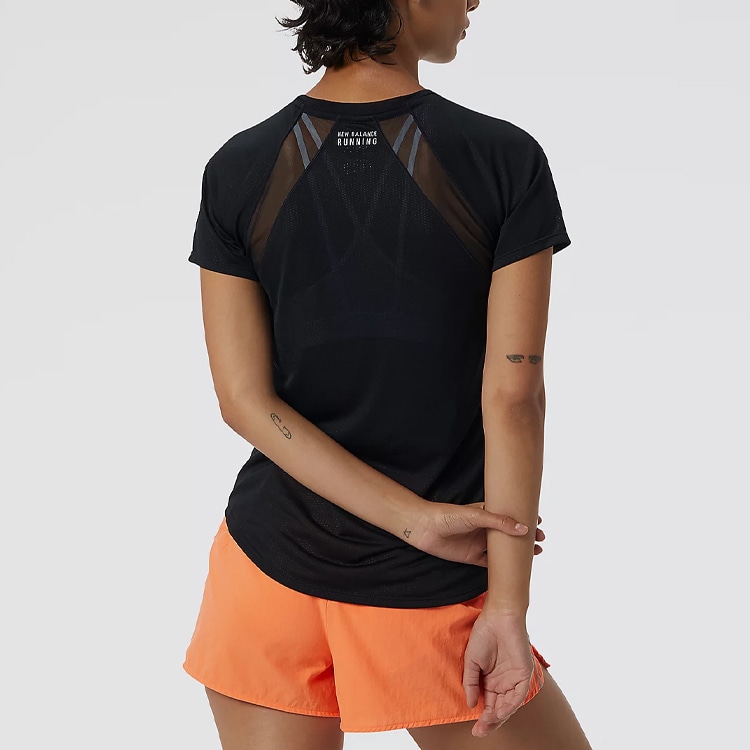 New Balance SS22 Logo Tee Black — фото 3