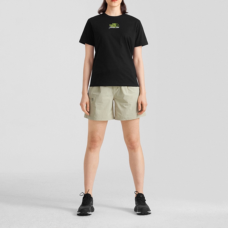 The North Face Logo Crewneck T-Shirt Black — фото 1