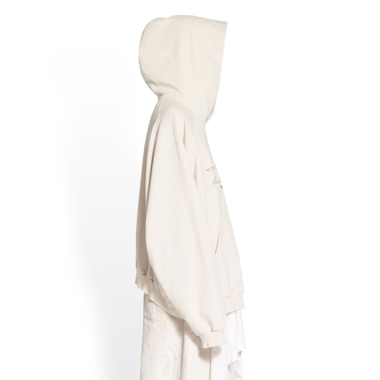 Balenciaga FW22 Logo Pullover Beige — фото 5
