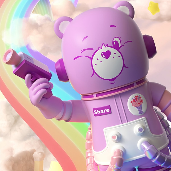 Pop Mart x Care Bears MEGA SPACE MOLLY 400100 29.5cm7.6cm — фото 5