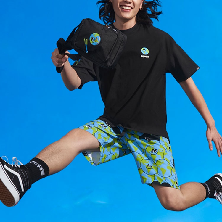 Vans x TYAKASHA SS22 Woven Shorts Ocean Green — фото 3