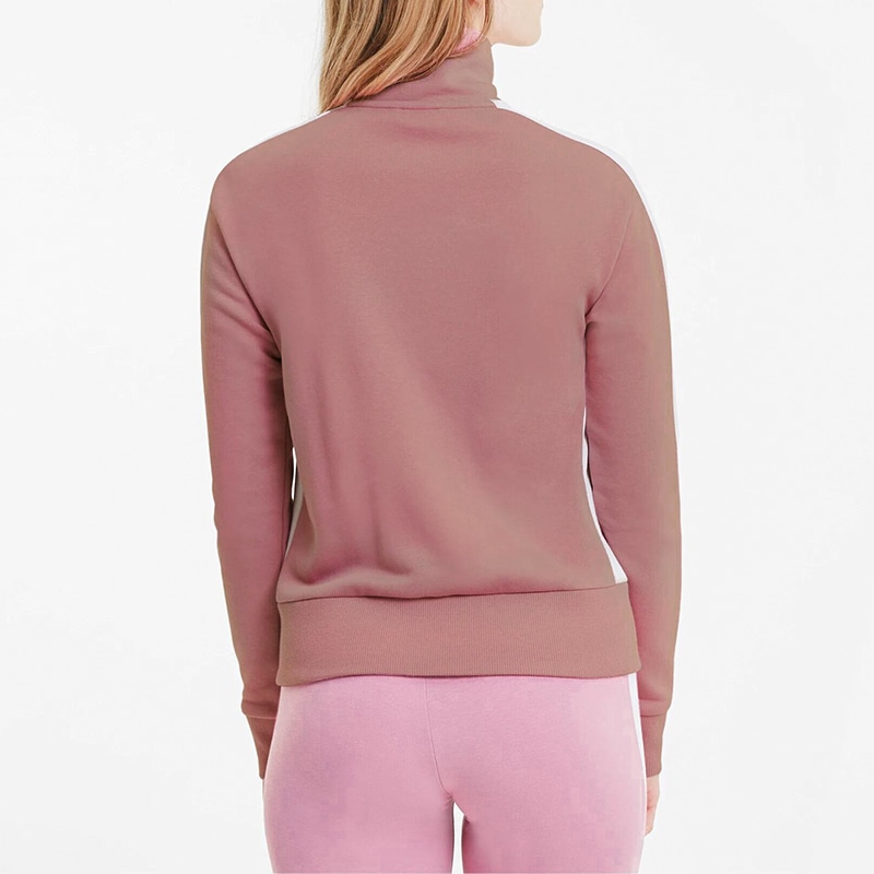 Puma Stand Collar Casual Jacket Pink — фото 4