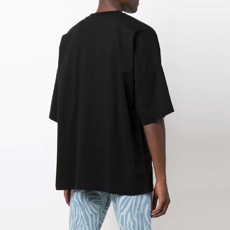 Palm Angels Heart Print T-Shirt Black — фото 1