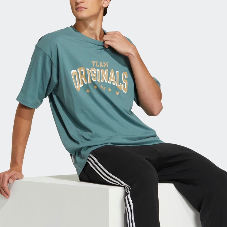Adidas Originals Trefoil Tee Green — фото 5