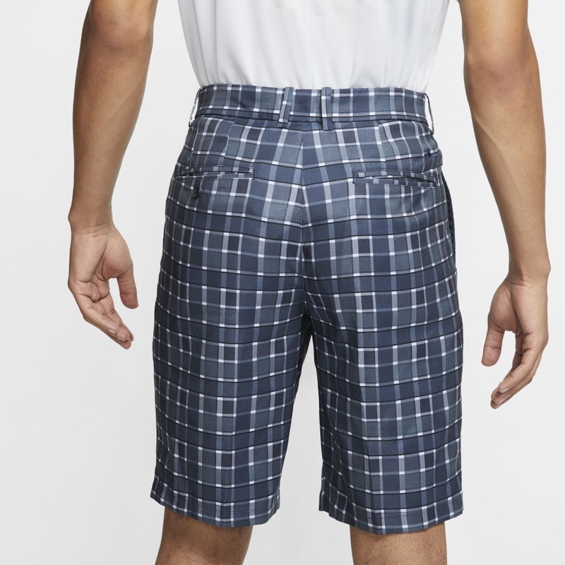 Nike Flex Golf Shorts Blue Plaid — фото 3