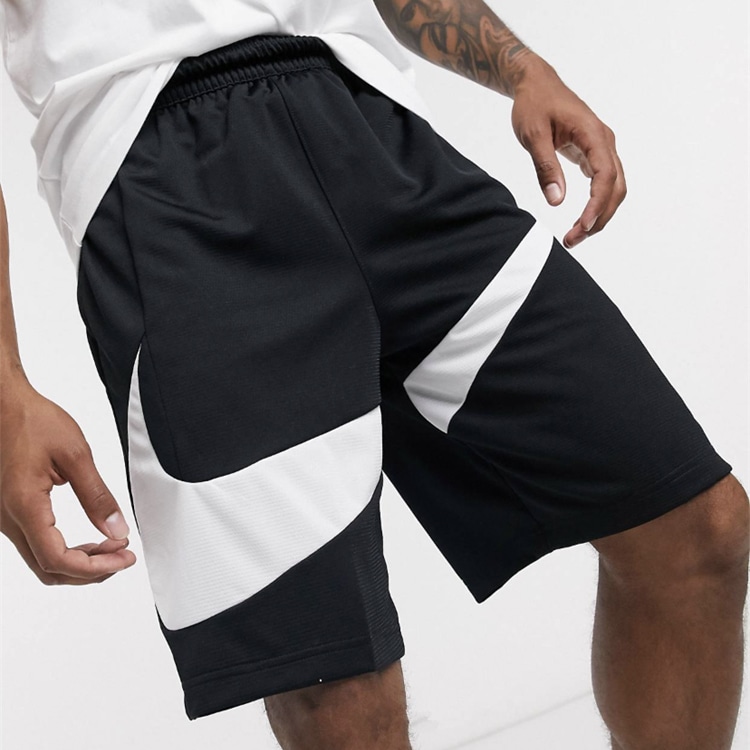 Nike Swoosh Logo Basketball Shorts Black — фото 6
