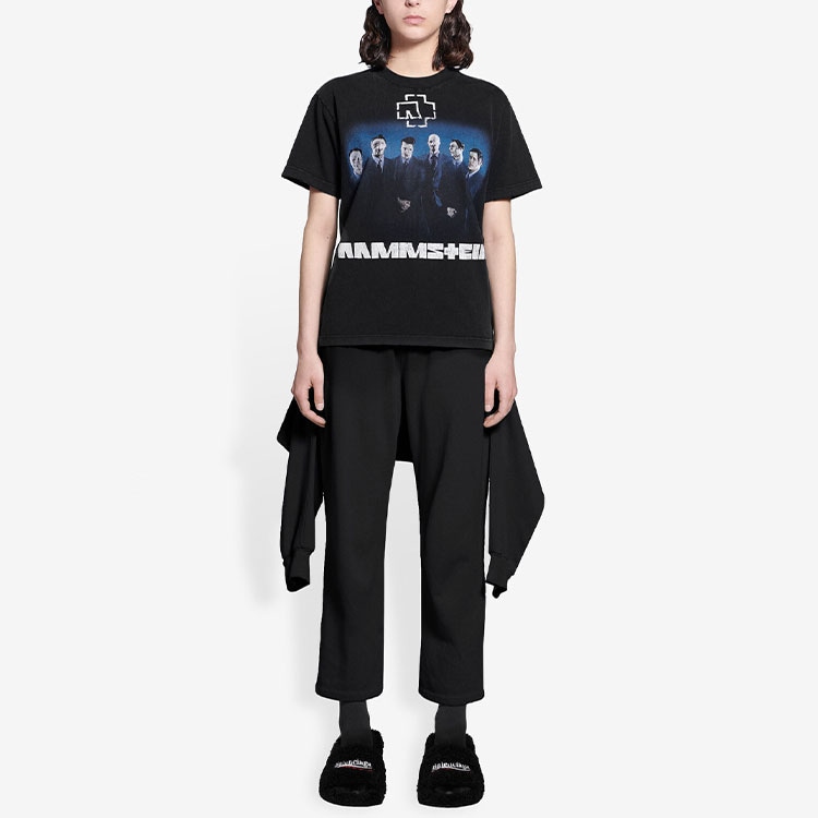 Balenciaga Rammstein T-Shirt Black — фото 5