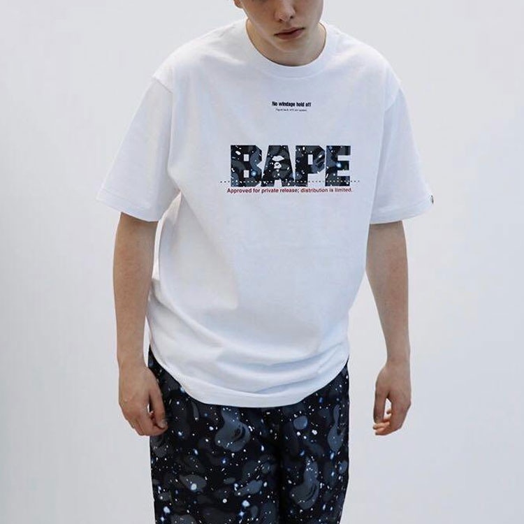 A BATHING APE BAPE SS20 Space Camo Hunting Tee T — фото 6