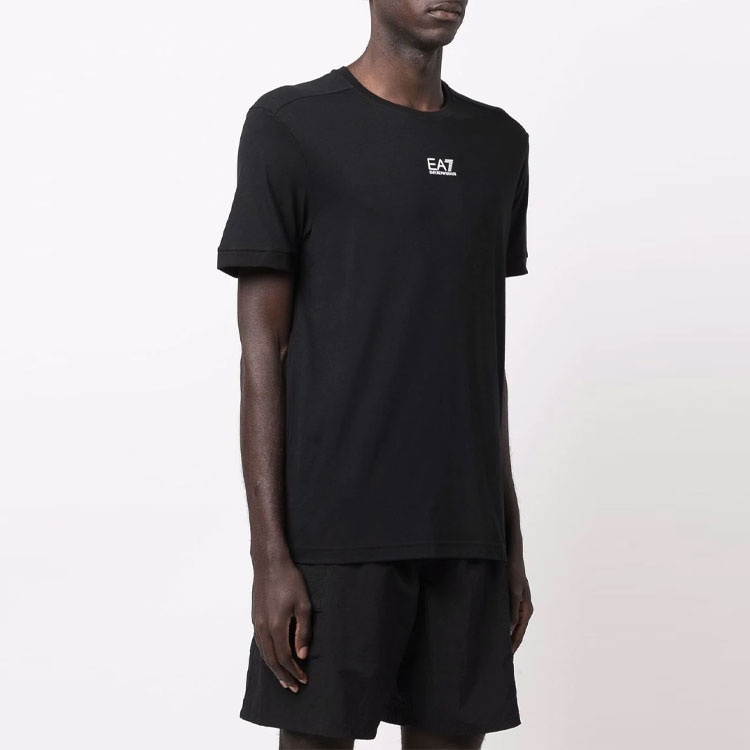 Emporio Armani FW21 Logo T-Shirt Black — фото 2