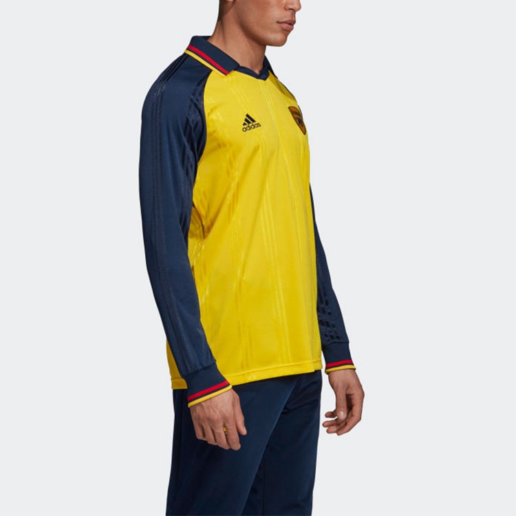 Adidas Arsenal Training Long Sleeve Tee Yellow — фото 6