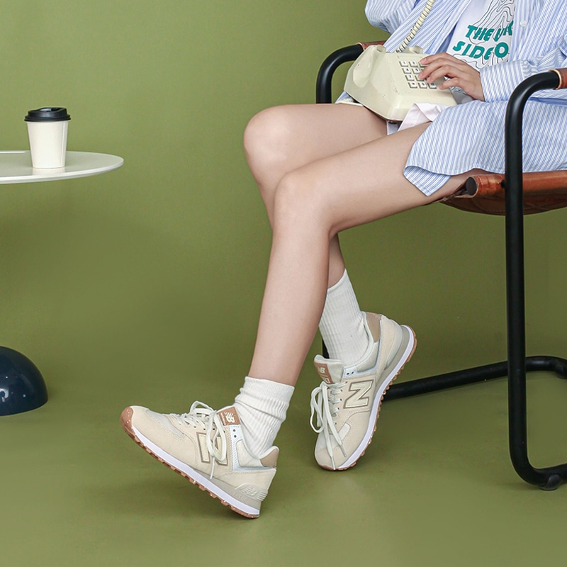 New Balance 574 Off White — фото 8