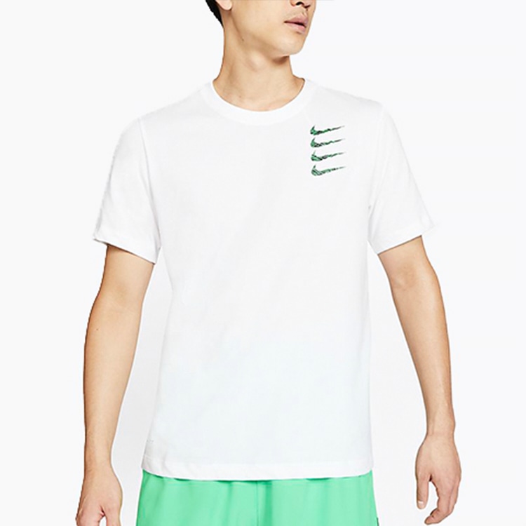 Nike Four Swoosh Crew Tee White — фото 3