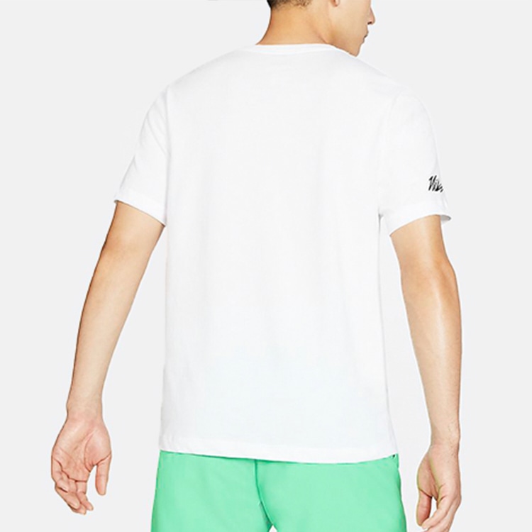 Nike Four Swoosh Crew Tee White — фото 4